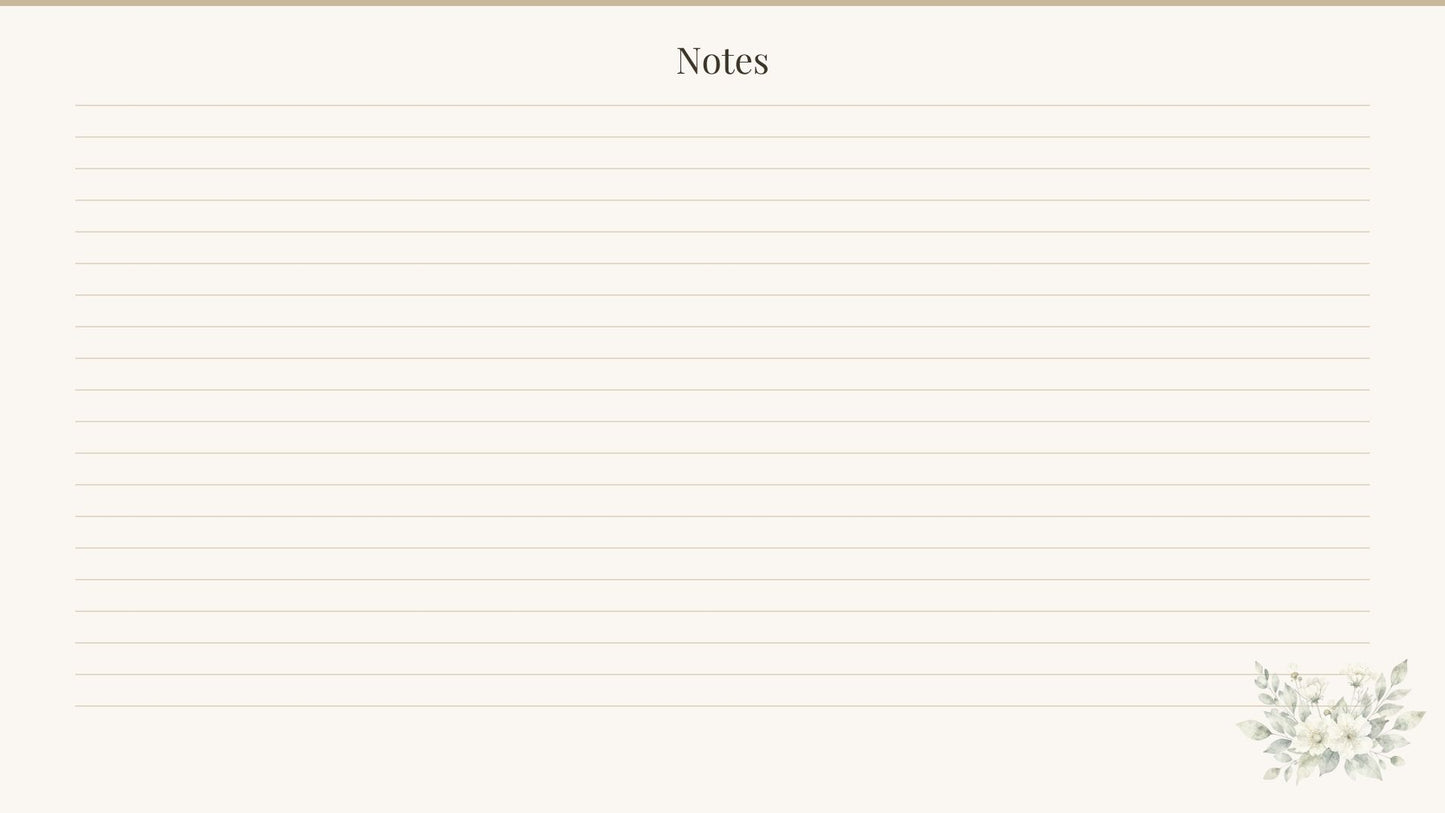 Cottage Calm Digital Planner
