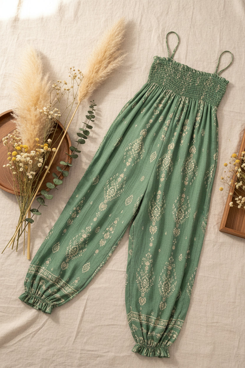 Soft Flow Balloon Jumpsuit | Relaxed Everyday One‑Piece