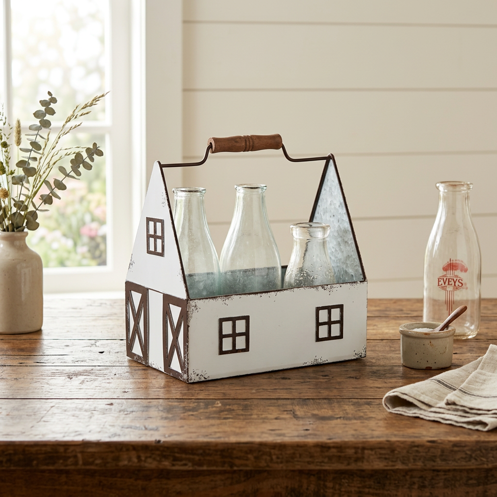 White Barn Metal Caddy