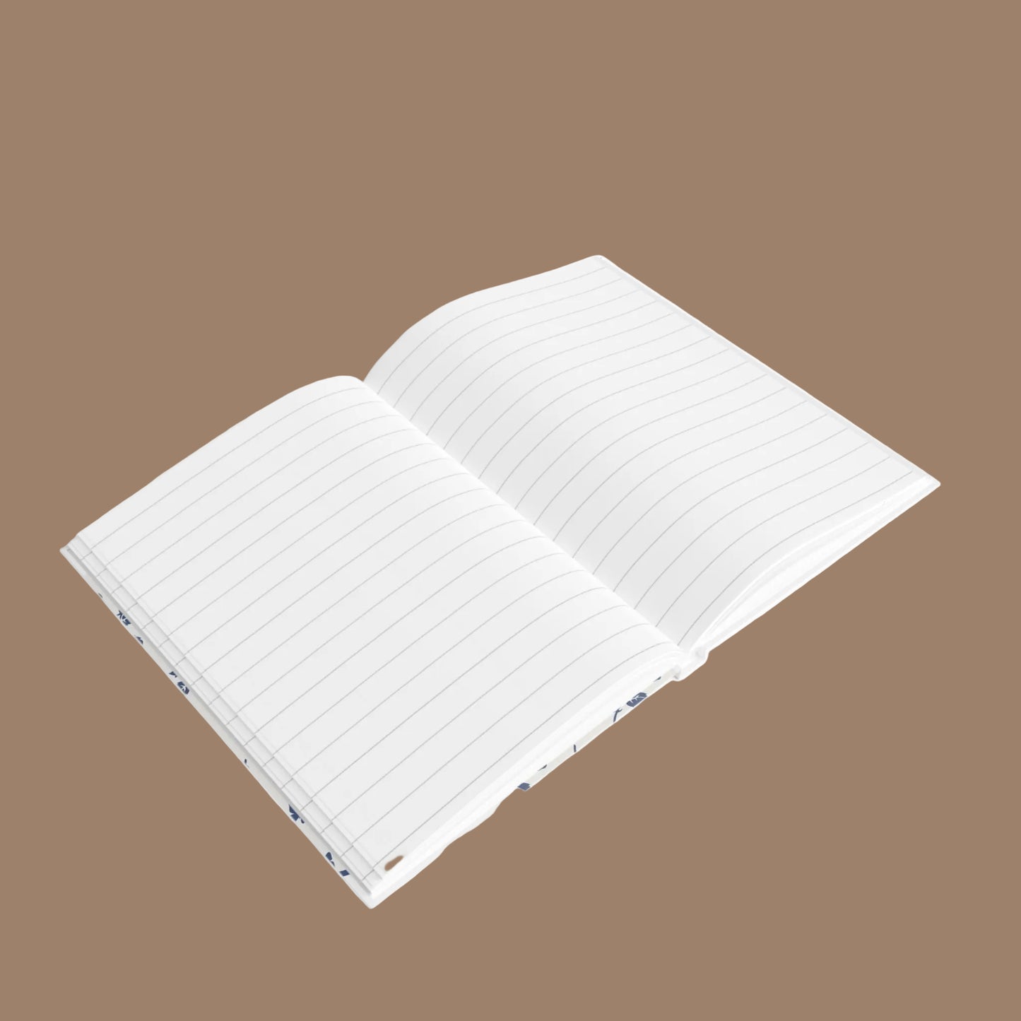 Gratitude Journal — Floral Ruled Notebook for Daily Reflection