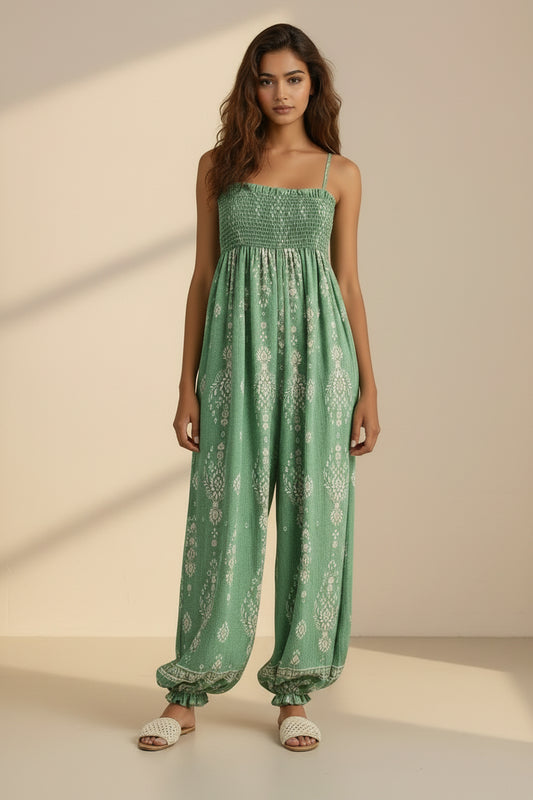 Soft Flow Balloon Jumpsuit | Relaxed Everyday One‑Piece