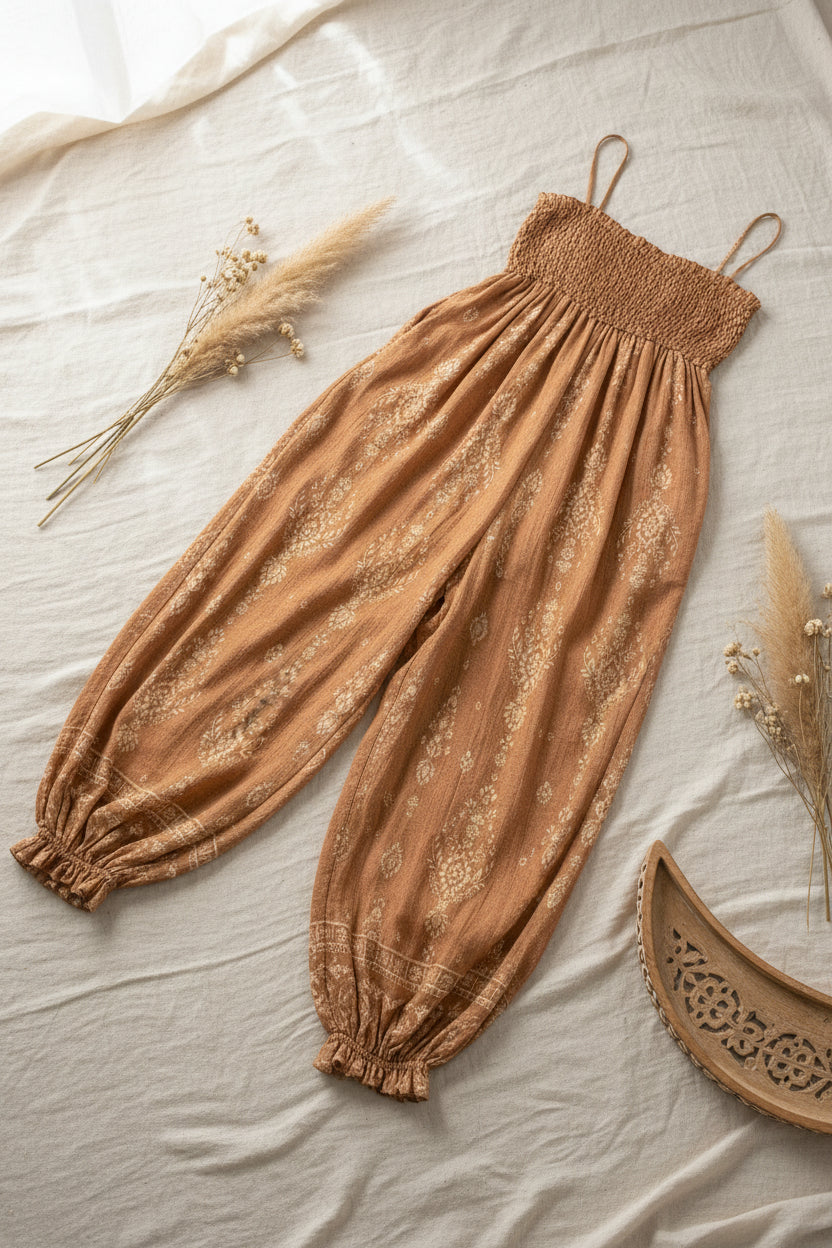 Soft Flow Balloon Jumpsuit | Relaxed Everyday One‑Piece