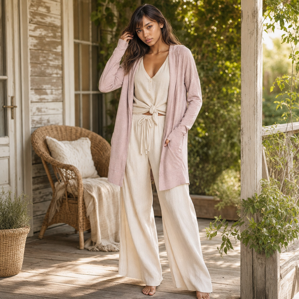 Cozy Hooded Cardigan with Pockets