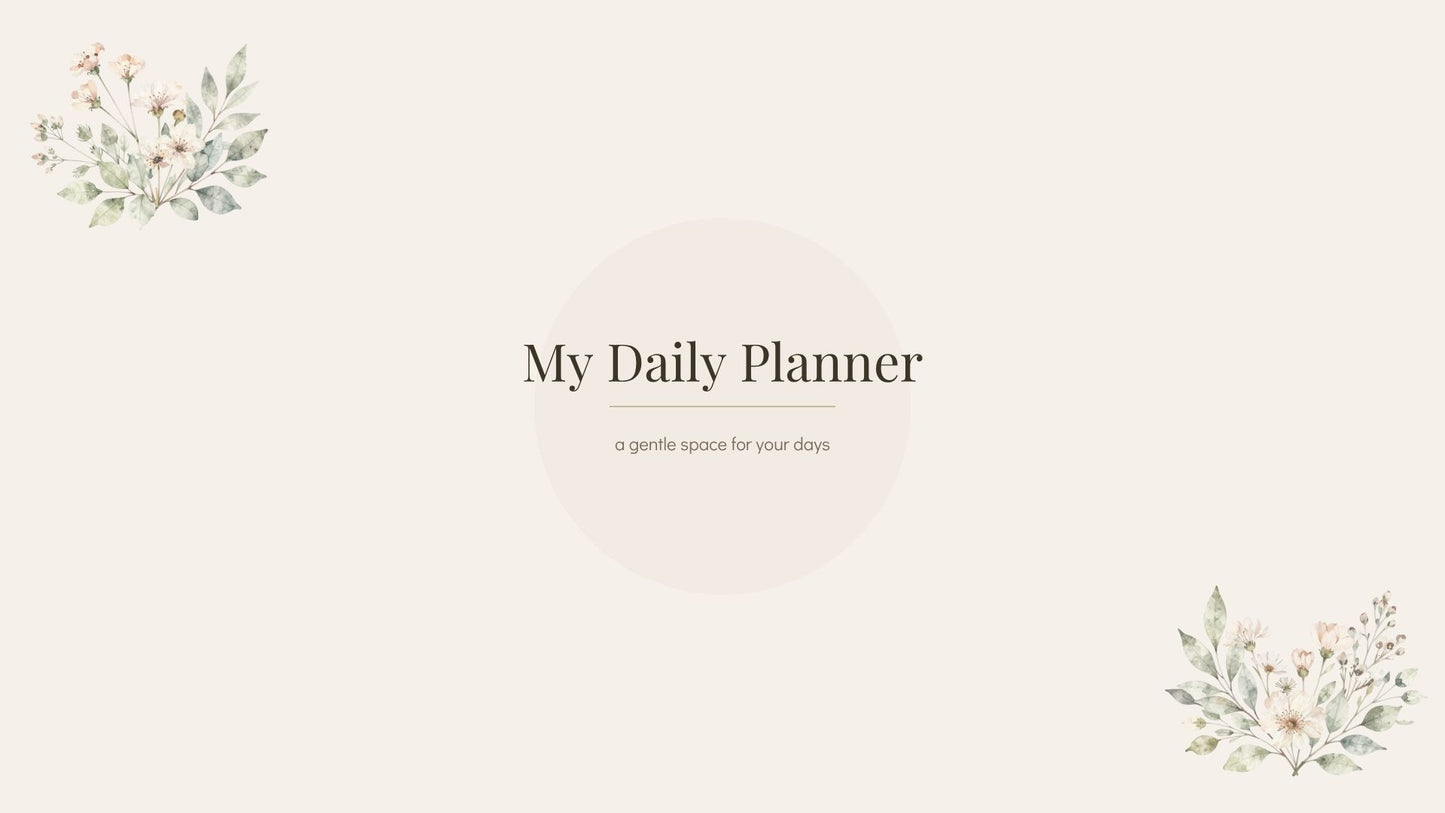 Cottage Calm Digital Planner