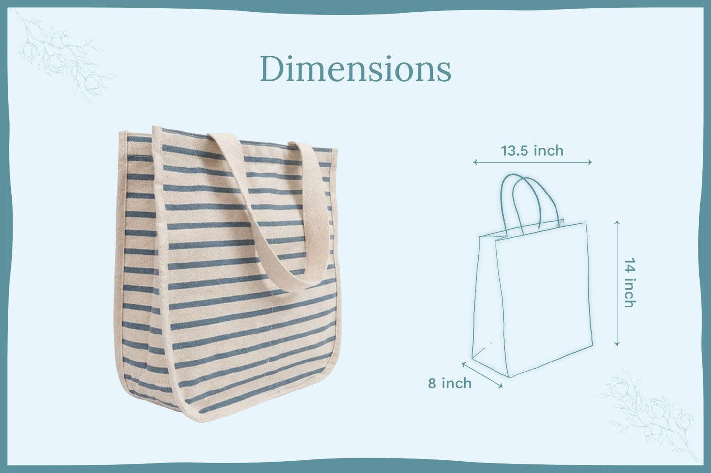 Organic Cotton Canvas Tote Bag
