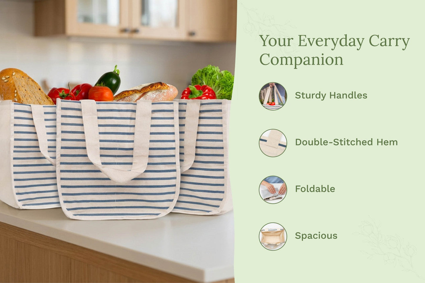Organic Cotton Canvas Tote Bag