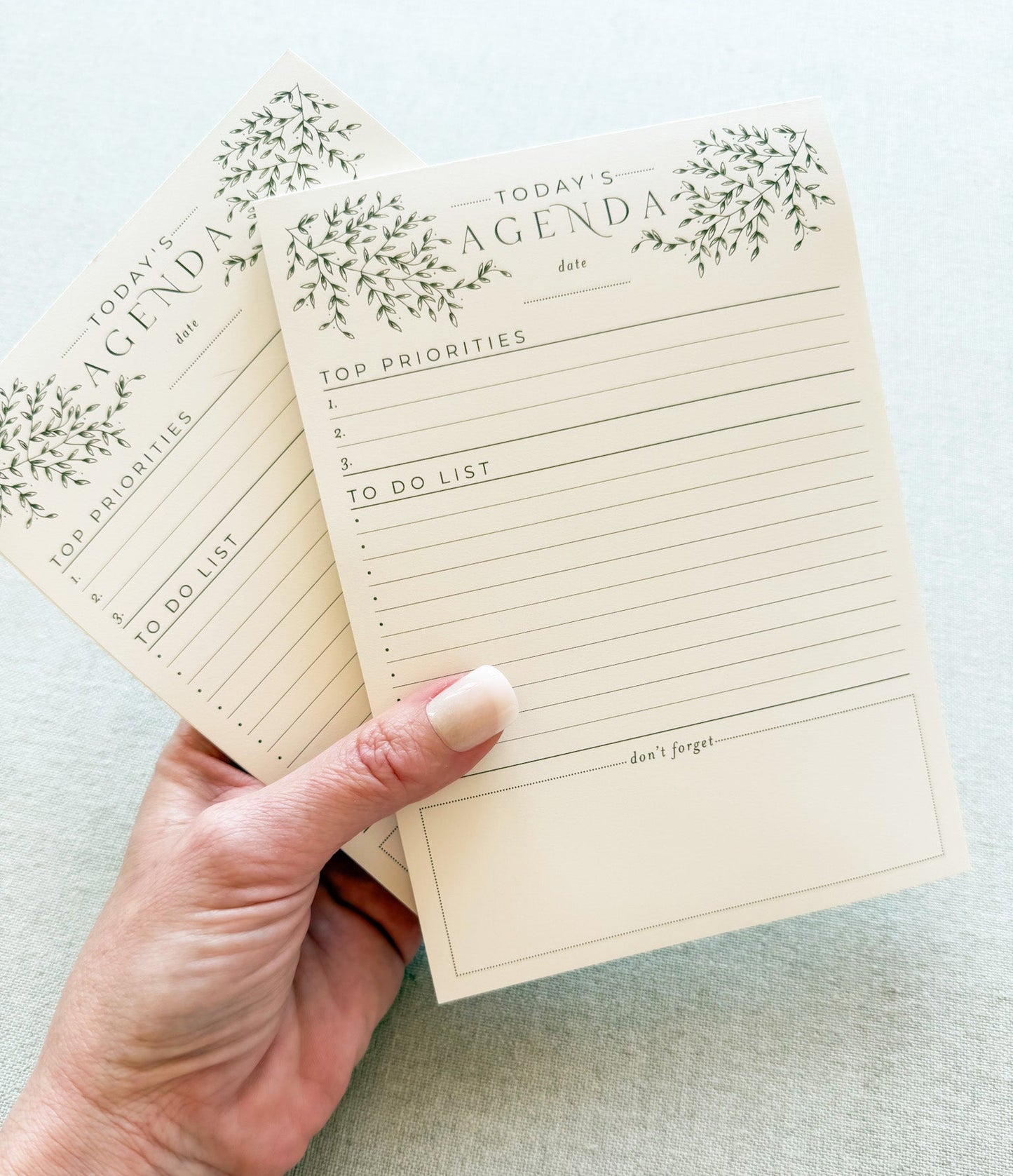 Today's Agenda — Daily Planner Notepad