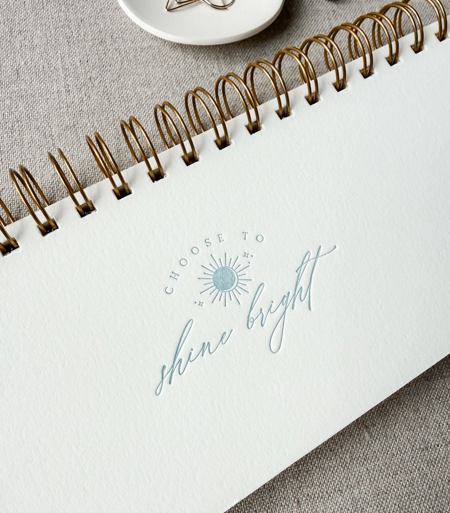Shine Bright Keyboard Planner – Weekly Desk Planner, 52 Undated Weeks