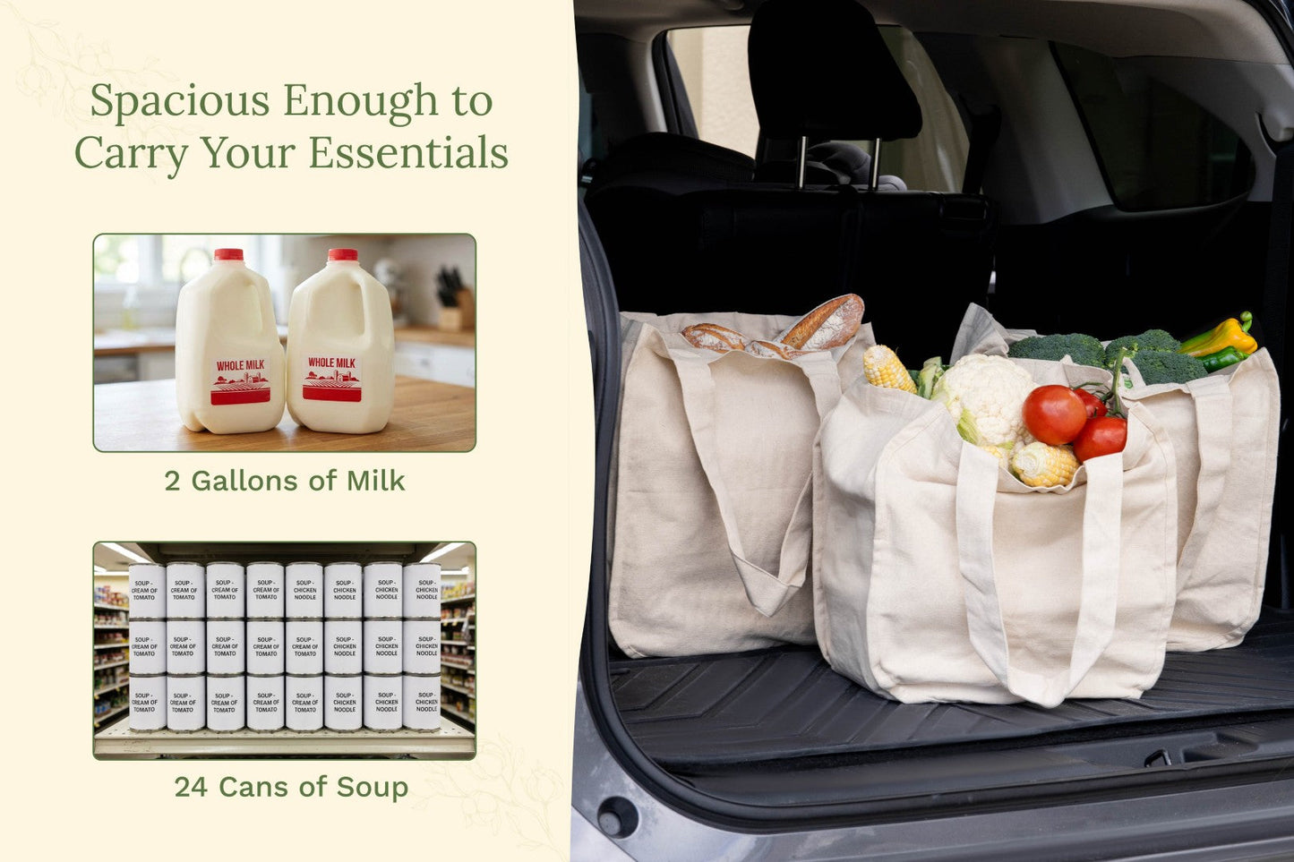 Organic Cotton Canvas Tote Bag