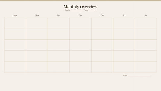 Cottage Calm Digital Planner