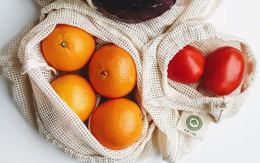 Cotton Mesh Produce Bags