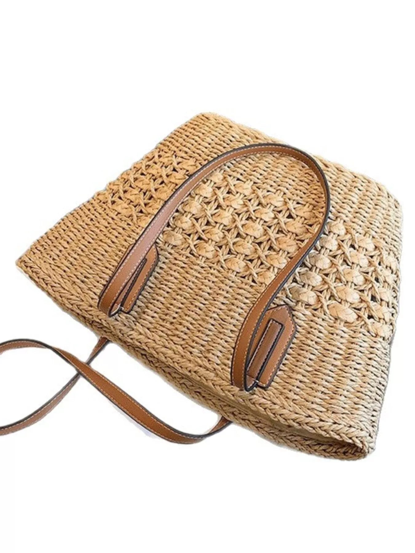 Handwoven Straw Shoulder Bag
