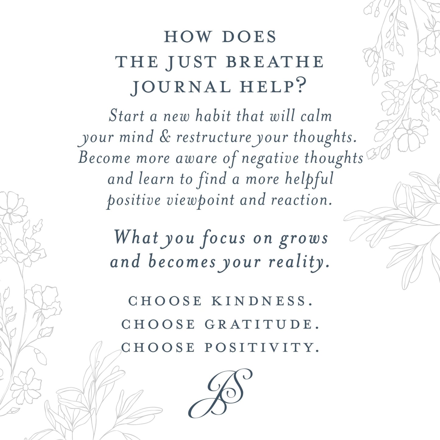 Just Breathe — Anxiety Journal