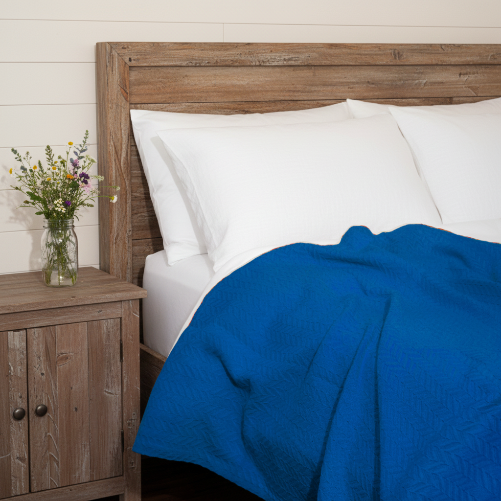 Herringbone Cotton Blanket
