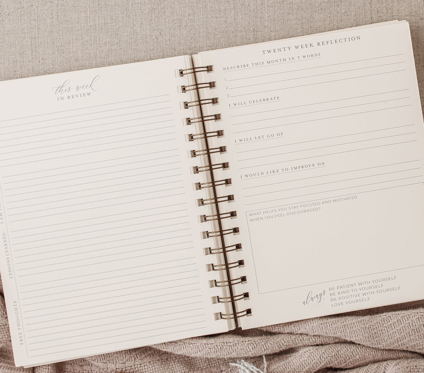 Surround Yourself with Happiness Journal – Daily Gratitude & Positivity, Full Year