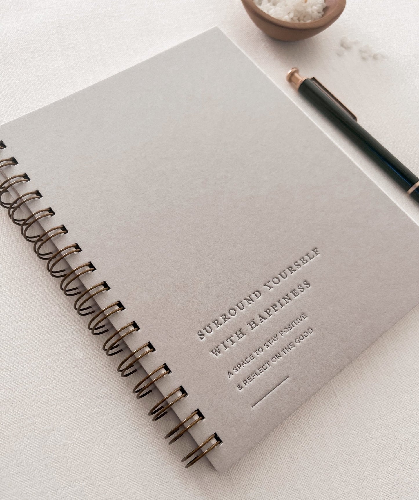 Surround Yourself with Happiness Journal – Daily Gratitude & Positivity, Full Year