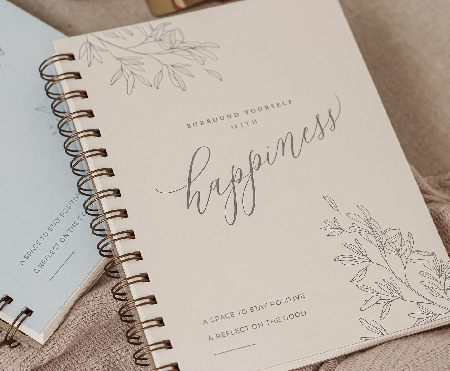 Surround Yourself with Happiness Journal – Daily Gratitude & Positivity, Full Year