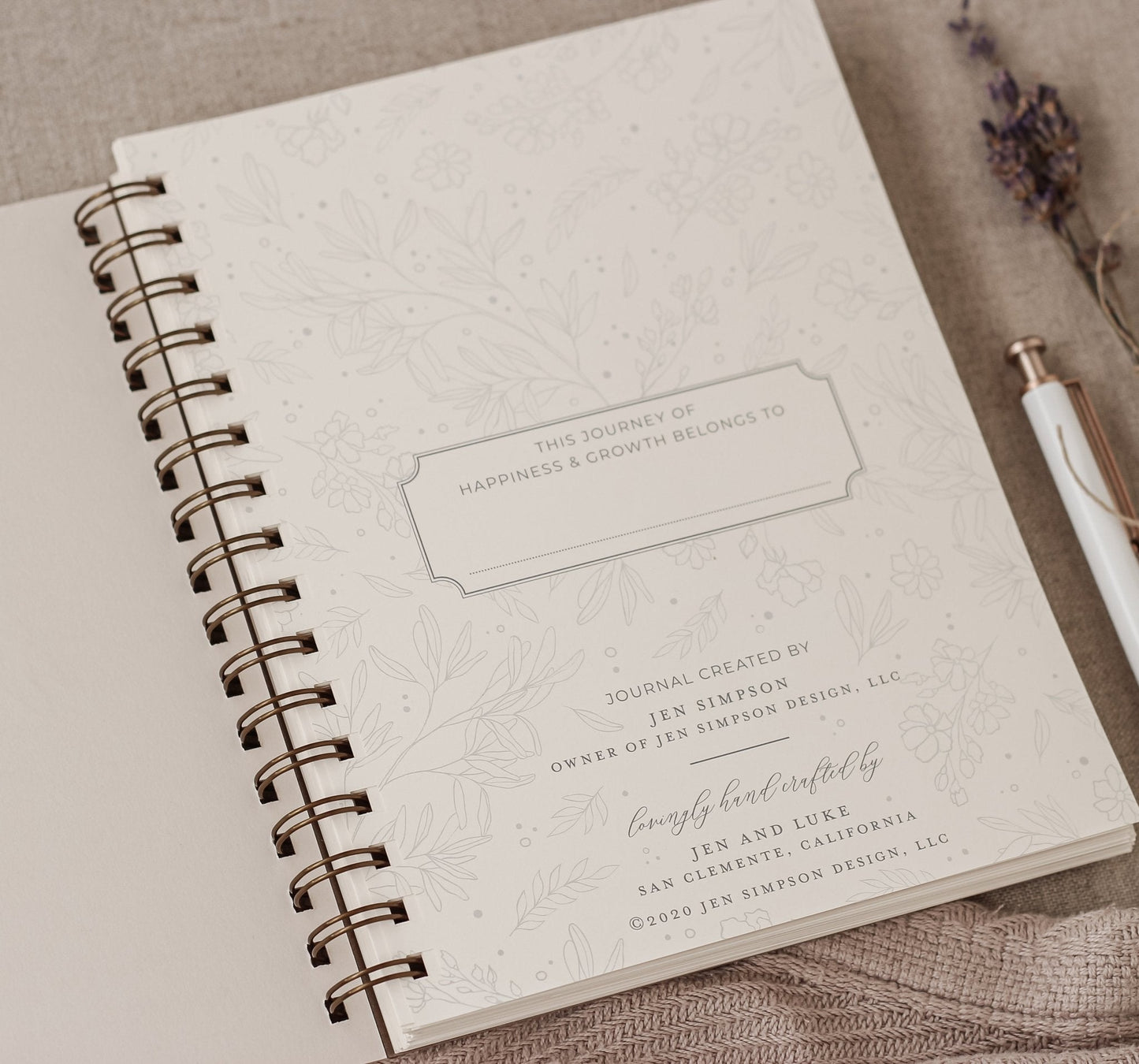 Surround Yourself with Happiness Journal – Daily Gratitude & Positivity, Full Year