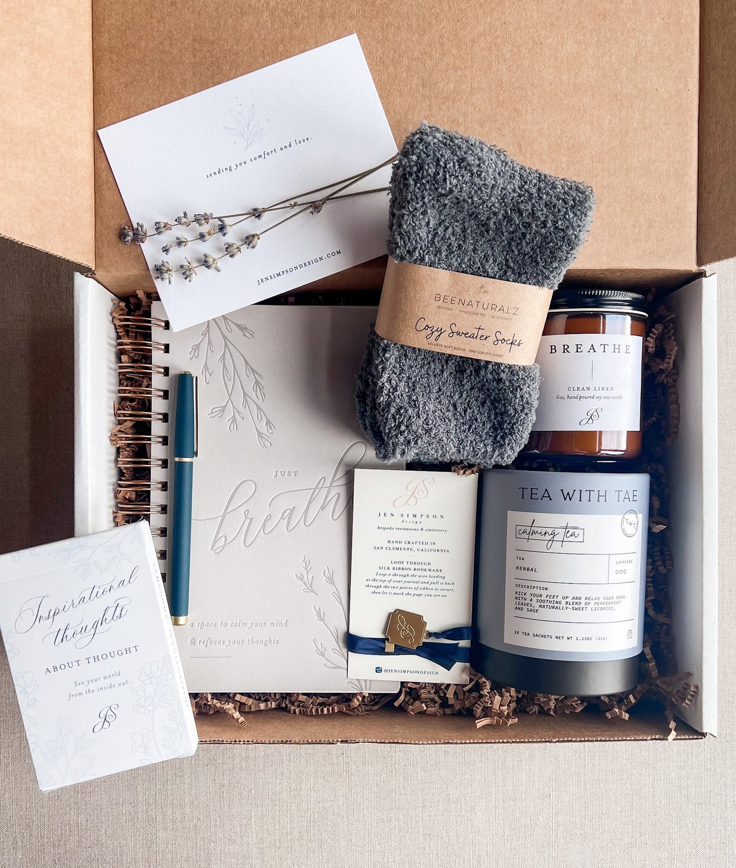 The Cozy Box — Anxiety Care & Stress Relief Gift Set