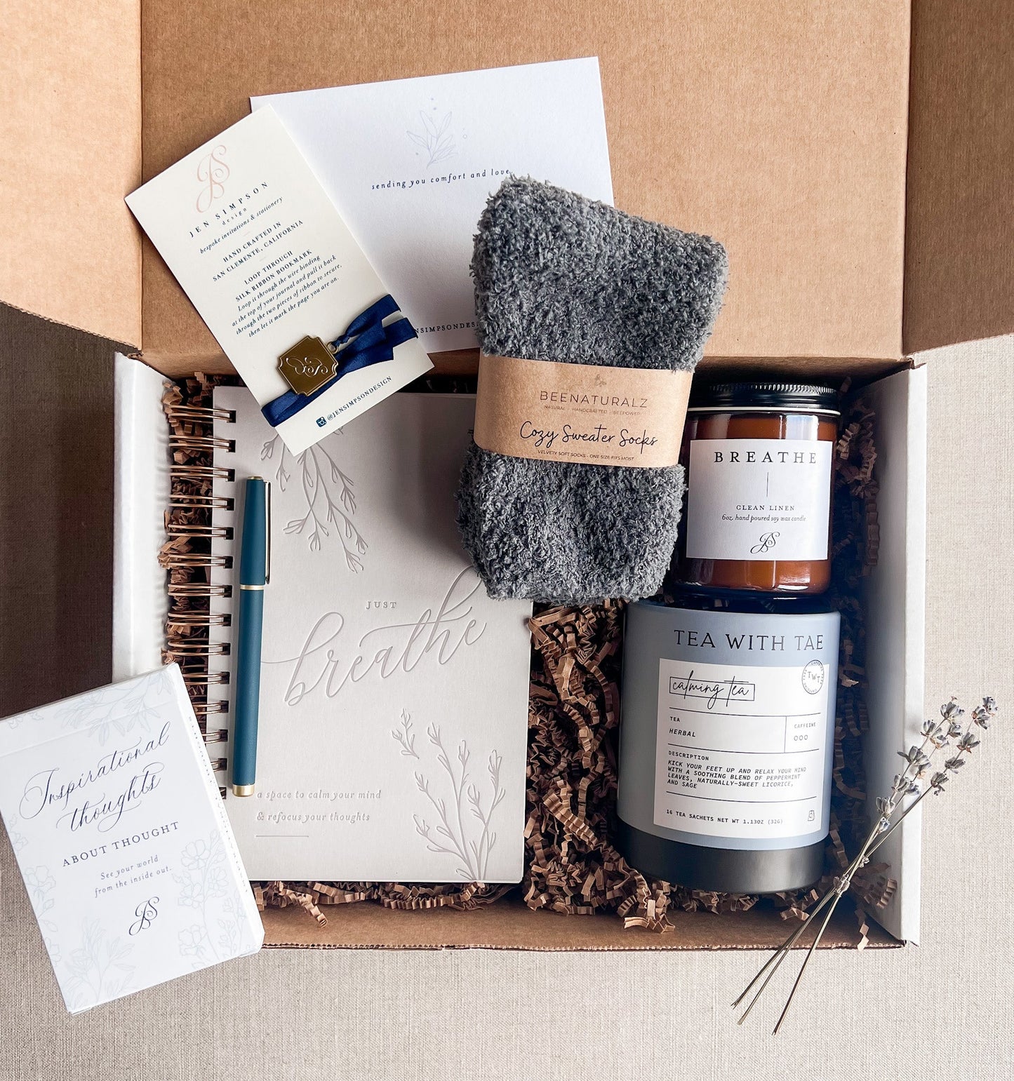 The Cozy Box — Anxiety Care & Stress Relief Gift Set
