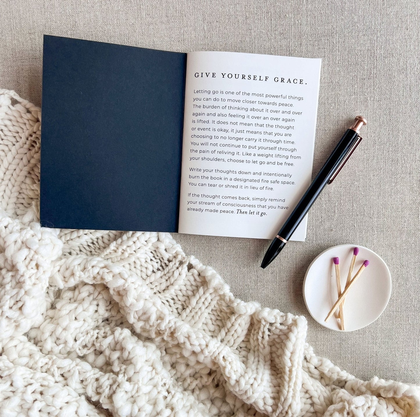 Thoughts I Am Setting Free — A Burn Book